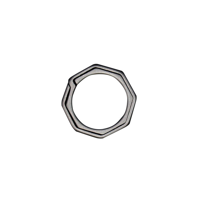 钛合金快拆钥匙扣汽车链快挂扣EDC扁圈平圆圈锁匙圈环钥匙扣配件