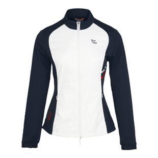 SVG外套高尔夫衣服女子运动防风夹克秋季立领撞色拉链设计经典