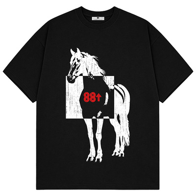 【马上发财】88rising潮流纯棉T