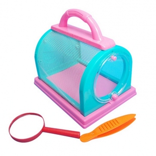 观察捕捉网昆虫笼子透气手提宠物网笼孵化蚕宝宝养蝴蝶笼子收集器