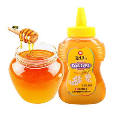 包邮冠生园洋槐蜂蜜清甜