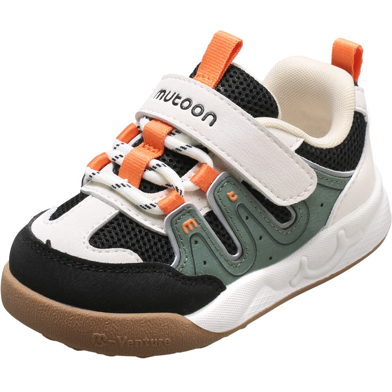 牧童童鞋婴儿步前鞋子2026春季新款男童软底网面宝宝鞋女童面包鞋