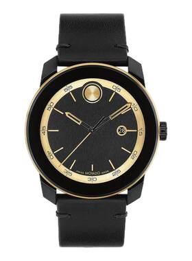 海外代购Movado/摩凡陀男士手表瑞士腕表日历显示夜光指针
