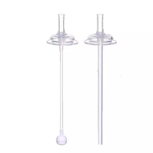 适配贝亲奶瓶配件直饮吸管大圆孔直通重力球水嘴学饮杯鸭嘴奶嘴杯