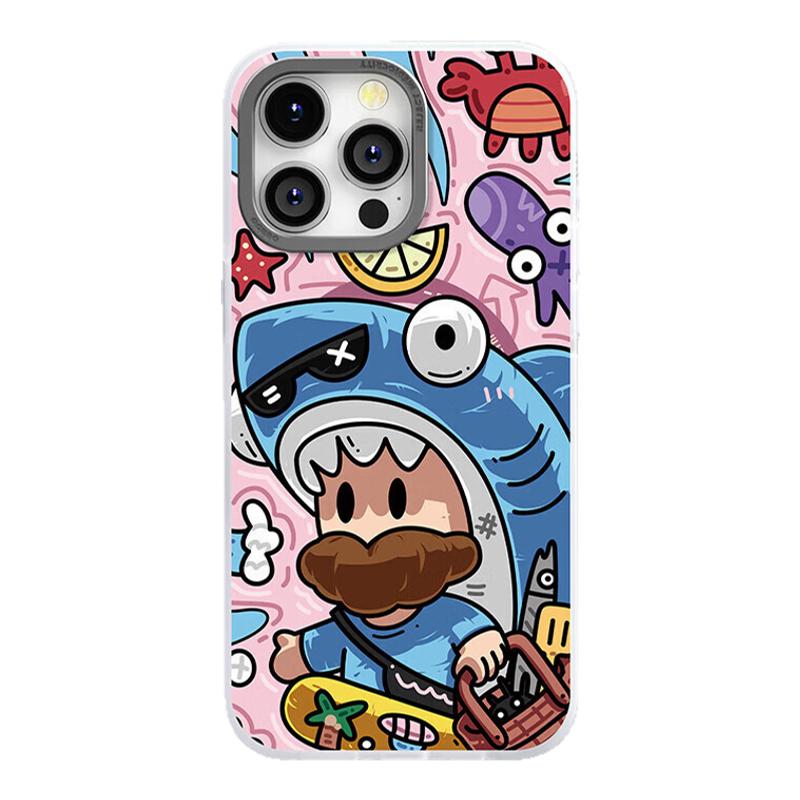 ogbro手机壳适用于iPhone16Promax16Pro保护套苹果15pm新款镜头防摔14p原创个性ip高级感Por磁吸保护壳防指纹