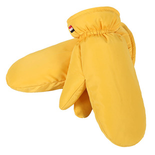 羽绒手套男女冬季棉防水情侣可爱连指挂脖加绒加厚滑雪保暖骑行