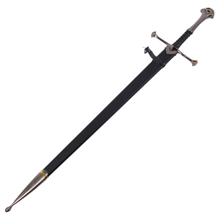 影视魔戒 指环王纳西尔圣剑 经文版阿拉贡剑金属剑周边模型未开刃