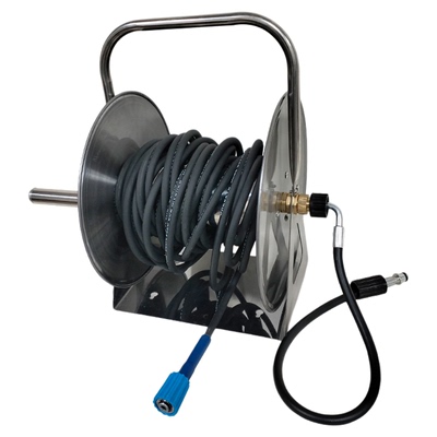 不锈钢金属洗防爆钢丝管收卷器