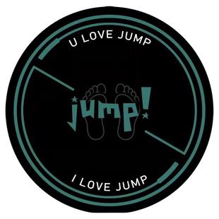 跳绳减震垫圆形专业家用静音防滑室内瑜伽专用隔音地垫子跳神超厚