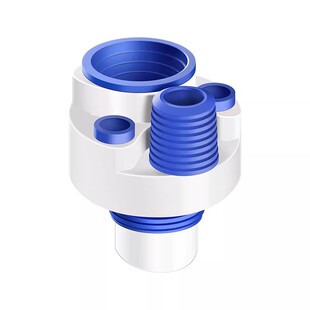 厨房下水管三通洗菜盆下水道水槽排水三头通防返臭神器多功能接头