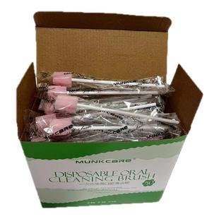 海绵棒儿童口肌训练脱敏老人一次性长杆清洁吸痰棉刷口腔护理吞咽