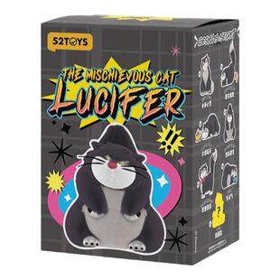 KKV正品52TOYS迪士尼路西法坏猫猫系列盲盒手办公仔玩具摆件礼物