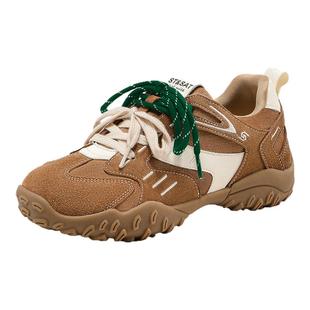 星期六加绒复古德训鞋2025新款冬季厚底增高休闲运动鞋子女款直