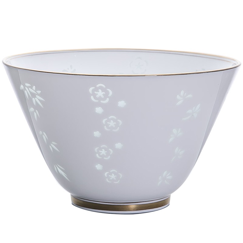 玉柏玲珑 青花玲珑瓷景德镇陶瓷 中式中国风碗碟碗盘家用餐具套装