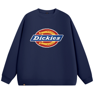 Dickies圆领卫衣男无帽2026年春季新款美式高街宽松大码春装外套A