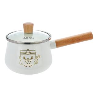 安博力奶锅婴儿辅食炖煮汤锅珐琅搪瓷热奶锅家用电磁炉燃气炉通用