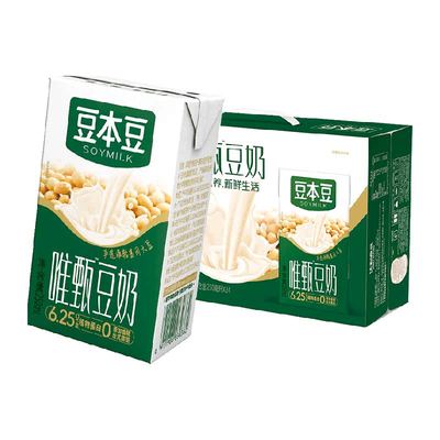 豆本豆唯甄原味豆奶250ml×24盒