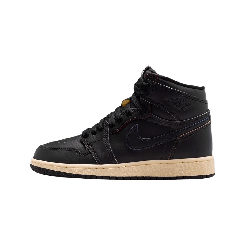 NIKE耐克大童AIR JORDAN 1高帮百搭舒适运动训练篮球鞋FD1437-002