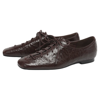 millies妙丽女鞋百搭平底小皮鞋