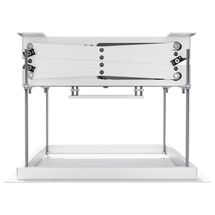 智能电动嵌入式投影仪吊架隐藏式语音联动遥控升降伸缩电子限位超薄天花投影仪支架投影机剪刀工程电动吊架