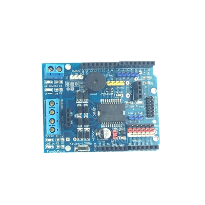 L298P两路直流电机驱动模块ArduinoUNO扩展板智能车机器人驱动板