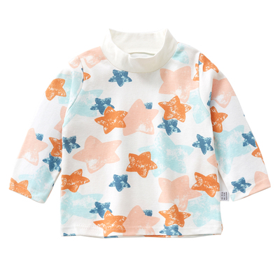 半高领幼儿秋衣纯棉打底衫