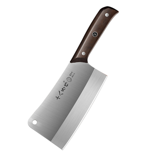 十八子作砍骨头专用家用切骨刀不锈钢加厚重型坎刀斩骨刀屠夫专用