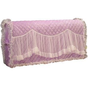 夹棉床头套蕾丝公主风床头罩梦幻1.5韩版1.8布艺皮床防尘罩盖布