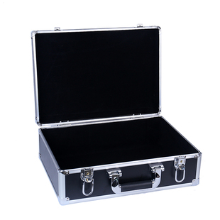 新款铝合金手提家用现金钱箱商务便携文件箱小工具箱多功能收纳箱