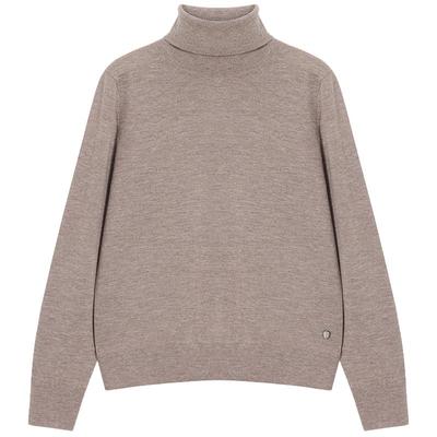 【精纺】鄂尔多斯1980 女装樽领羊绒衫25秋冬新品保暖内搭针织衫