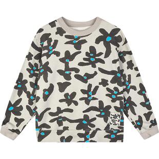 江南布衣童装套头卫衣可爱长袖圆领印花随机春男女童jnbybyjnby