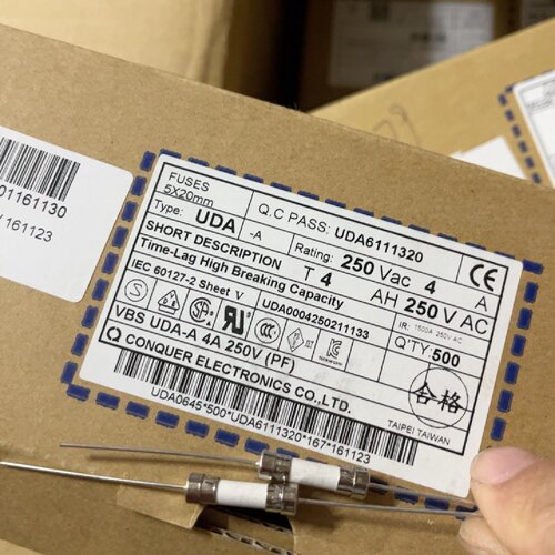 议价T4AH250V陶瓷保险丝4A5x20带引脚功得品维修