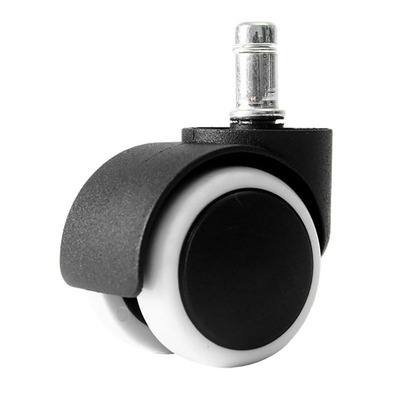 办公椅轮子万向轮静音橡胶滑轮