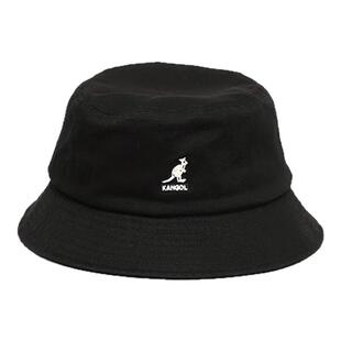 KANGOL 周冬雨同款新款 WASHED BUCKET 袋鼠渔夫帽男女同款帽子