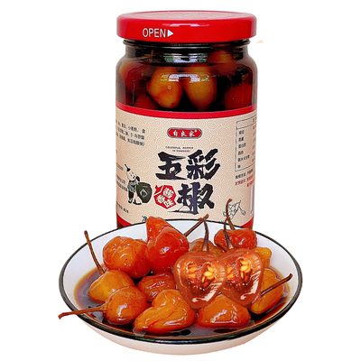 自良家广西七彩泡椒下饭又脆又辣