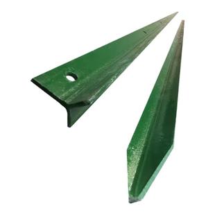 围栏网立柱杆铁丝网三角铁立柱爬藤架支架户外地插护栏支撑杆Y型