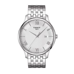 【自营】TISSOT天梭手表俊雅系列男表钢带时尚石英手表瑞士正品