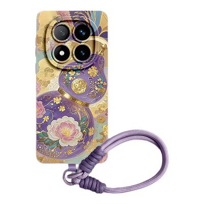 中国风古风富贵葫芦手绳硅胶壳