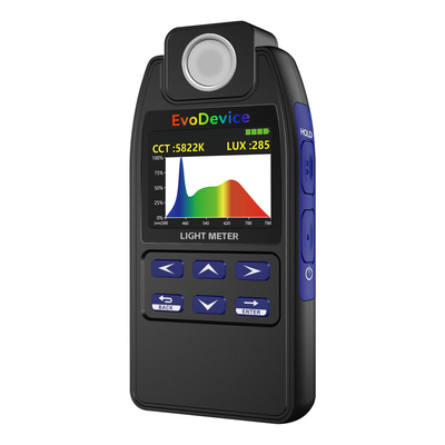 E130照度计色温光谱 勒克斯照度 CCT色温 精准测量99点位记录手持