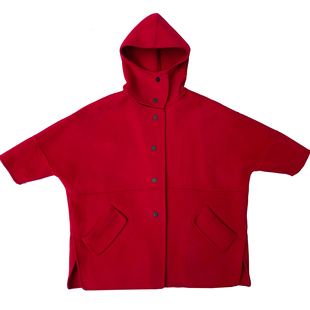 UL双面羊绒男童女童秋冬小童儿童呢子外套女宝宝羊毛呢大衣大童