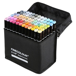 法卡勒马克笔一代二代三代四代五代软头动漫设计水彩学生美术专用单支丙烯双头油性法克勒补充液肤色笔官方