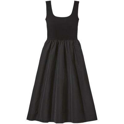 kate spade ks 黑色长款吊带连衣裙轻奢