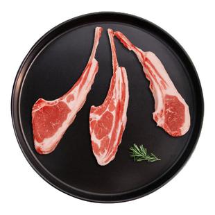 西捷法式羊排肋排冷冻原切带骨羊肉烧烤食材生战斧小羊扒羔羊排肉