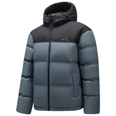 鸭鸭短款连帽男款加厚羽绒服