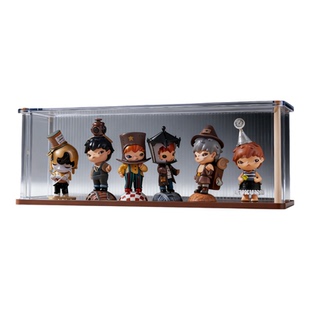 KUKUNA加大加高盲盒展示架收纳盒透明防尘泡泡玛特手办公仔展示盒