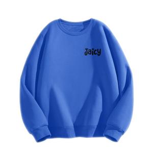 森马集团棉致加绒卫衣男2024新款美式套头衫男士秋冬男生无帽外套