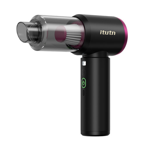 itutn无线车载吸尘器Y8plus迷你车用超强手持小型高强吸力吹吸机