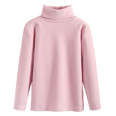 儿童秋衣男童彩棉高领舒绒大童冬