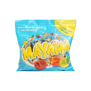 俄罗斯进口KDV MAYAMA什锦水果味夹心软糖混合软糖果喜糖年糖500g