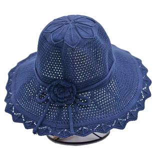 可水洗折叠帽子女春夏季防紫外线防晒遮阳帽夏天凉帽百搭渔夫帽